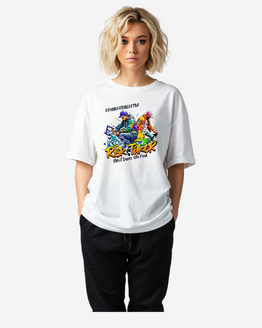Graffiti Street Dance Women's Oversized T-Shirt