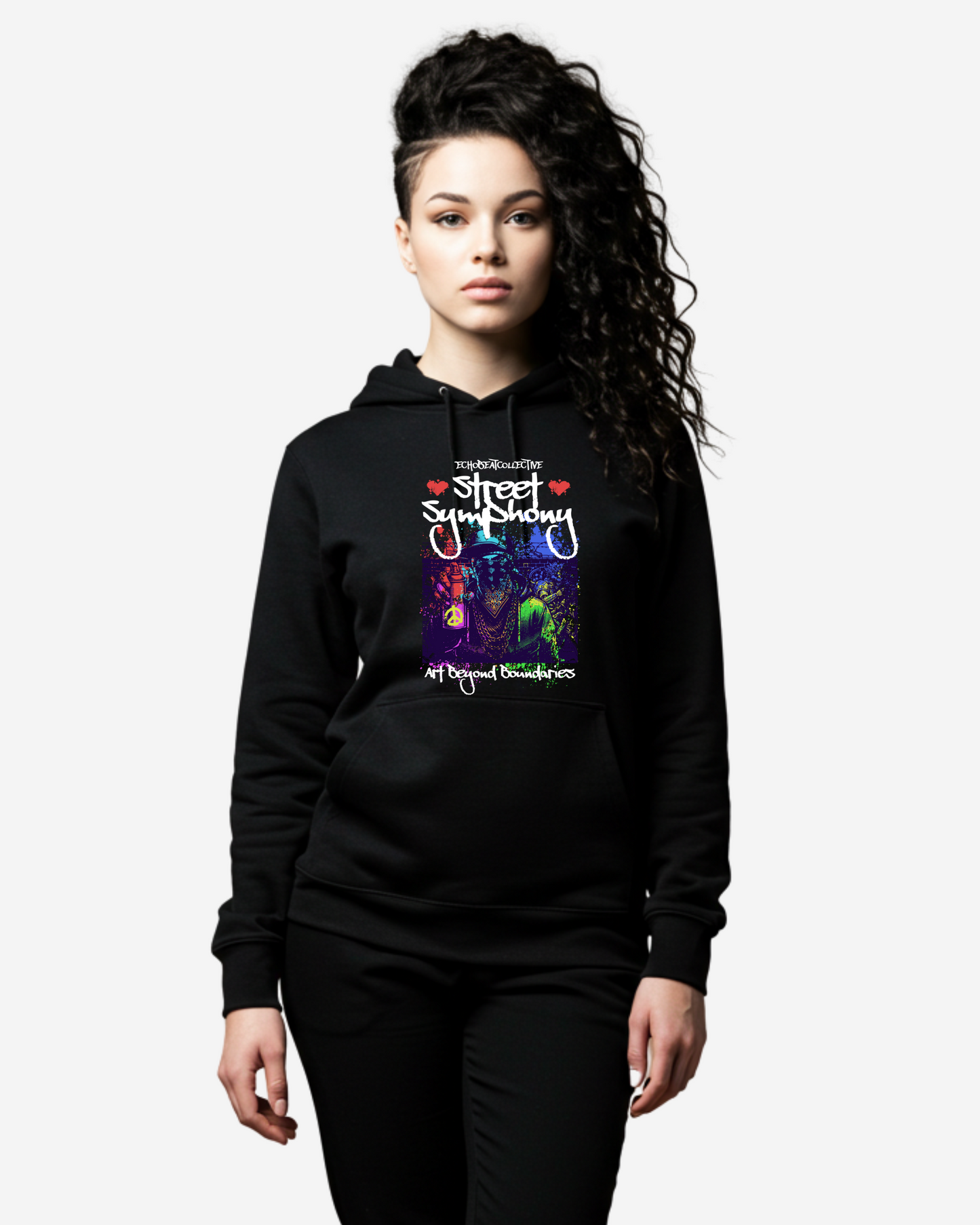 Man, Graffiti Art Women's Oversized Hoodie