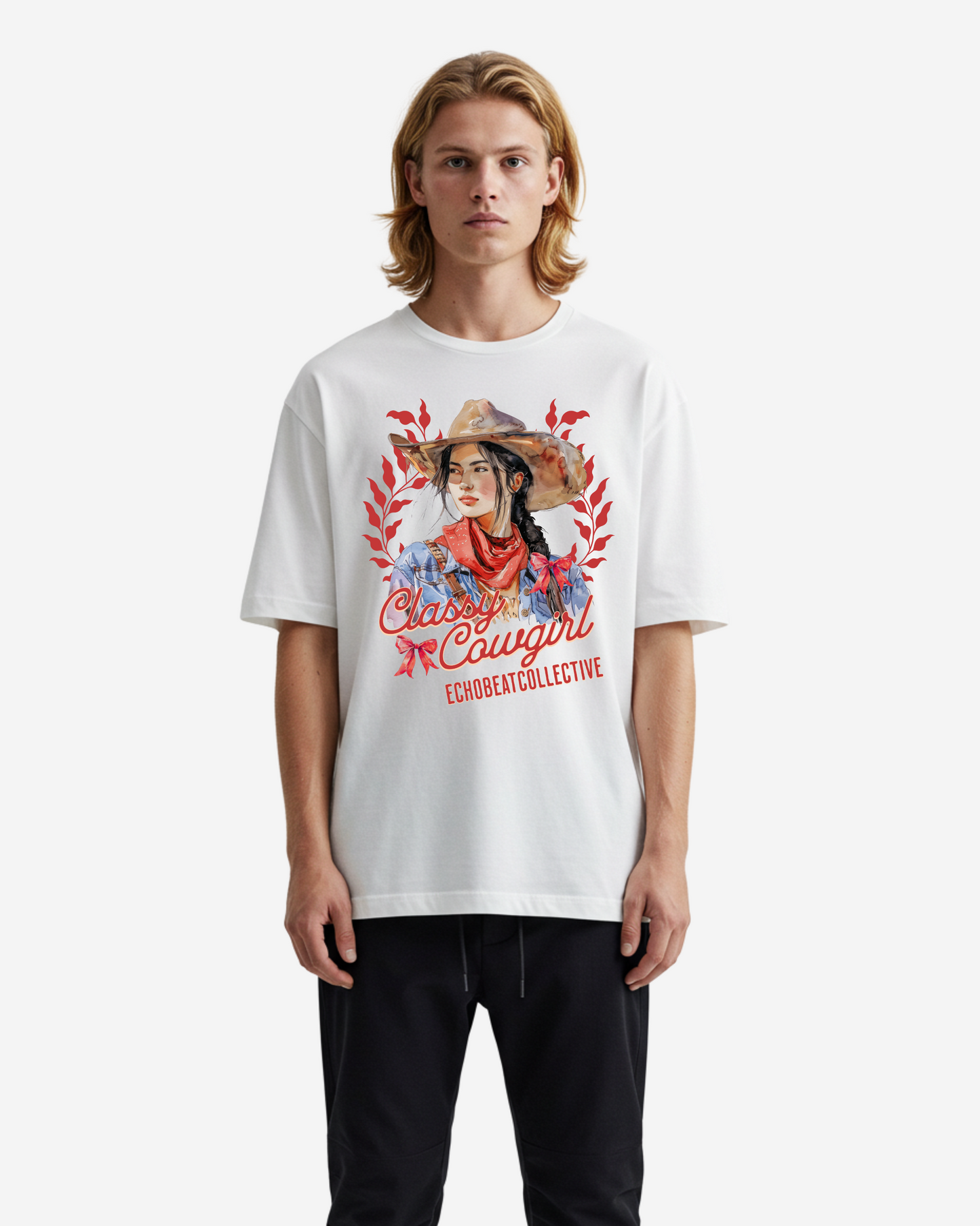Classy Cowgirl Men's Oversized T-Shirt