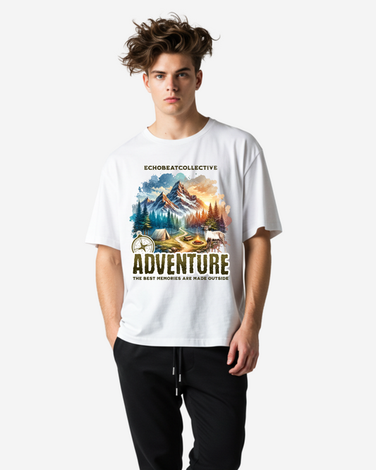 Life is Adventure Men's Oversized T-Shirt