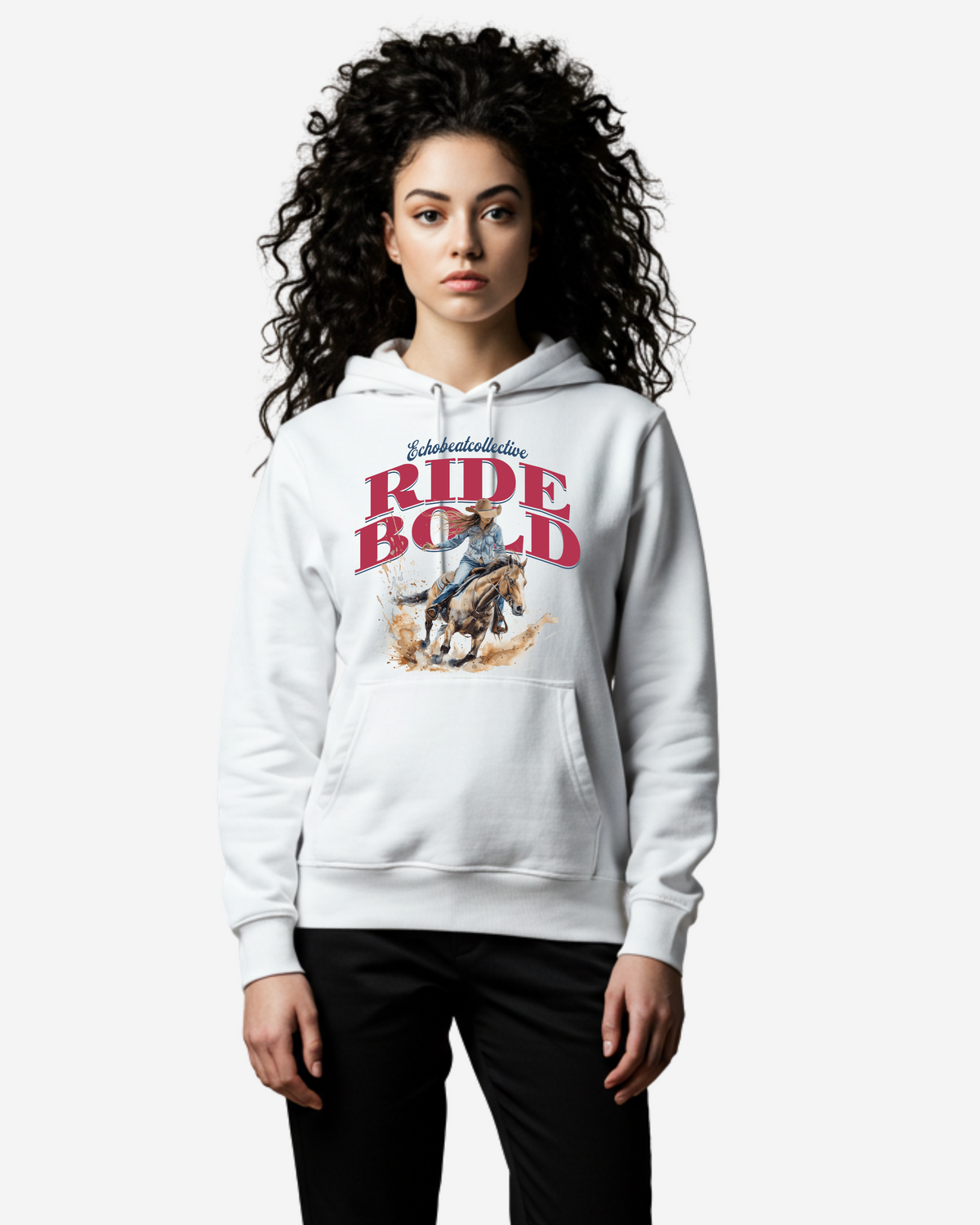 Ride Bold, Live Your Truth Women's Oversized Hoodie