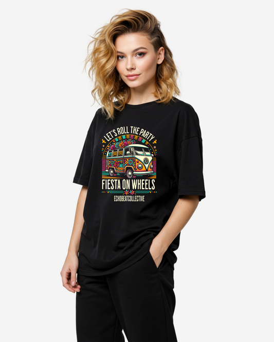 Fiesta on Wheels Women's Oversized T-Shirt
