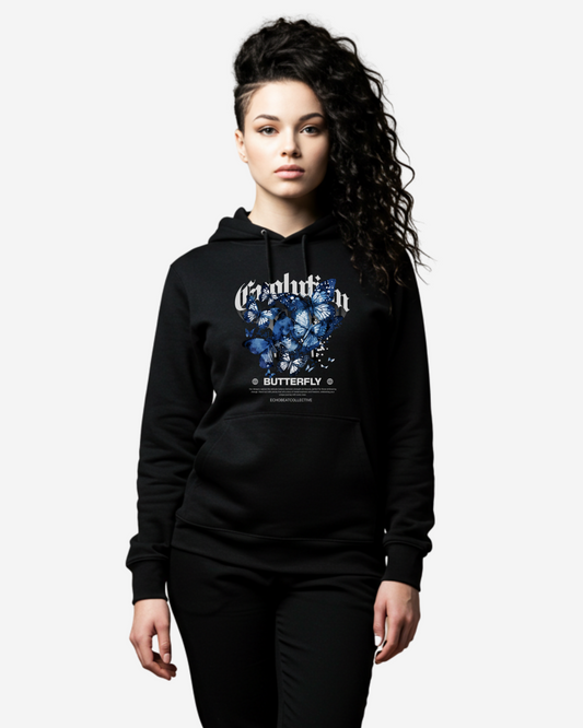 Evolution Butterfly Women's Oversized Hoodie