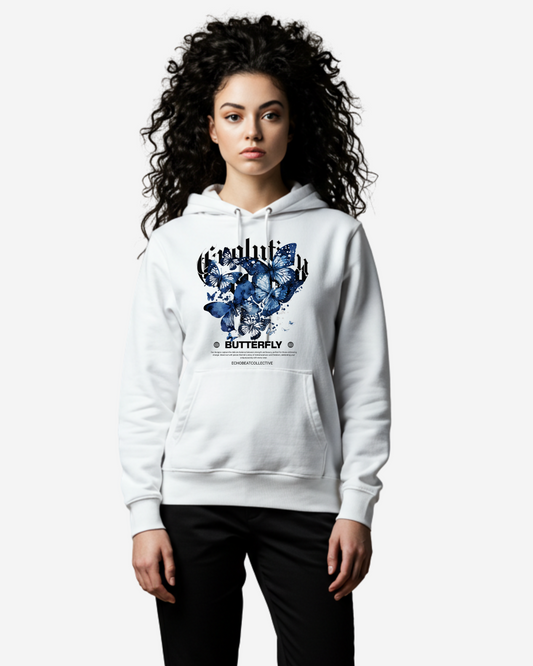 Evolution Butterfly Women's Oversized Hoodie
