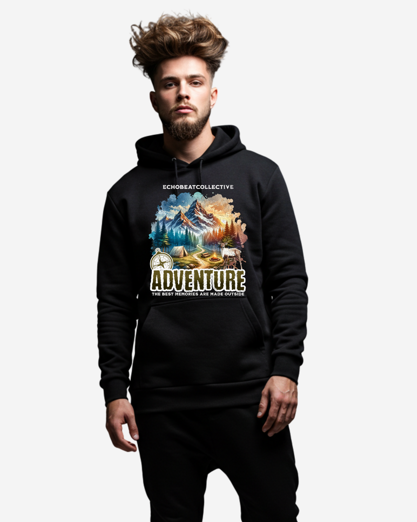 Life is Adventure Men's Oversized Hoodie