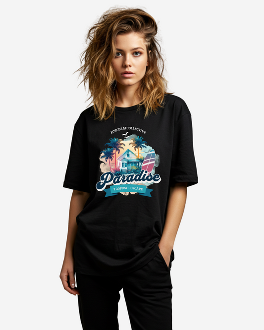 Tropical Escape Women's Oversized T-Shirt