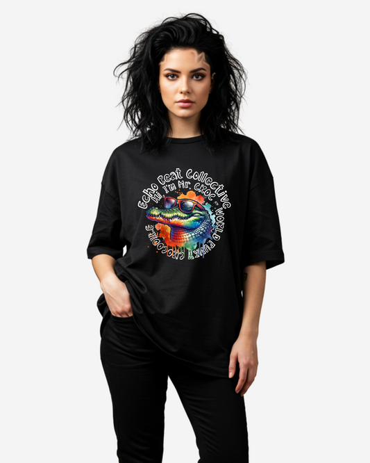 Mr. Croc (Crocodile) Women's Oversized T-Shirt