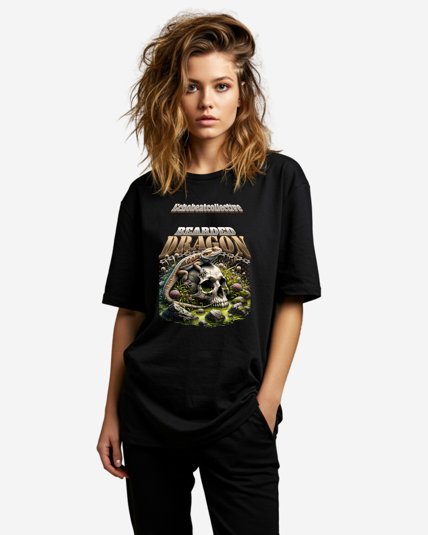 Bearded Dragon Women's Oversized T-Shirt