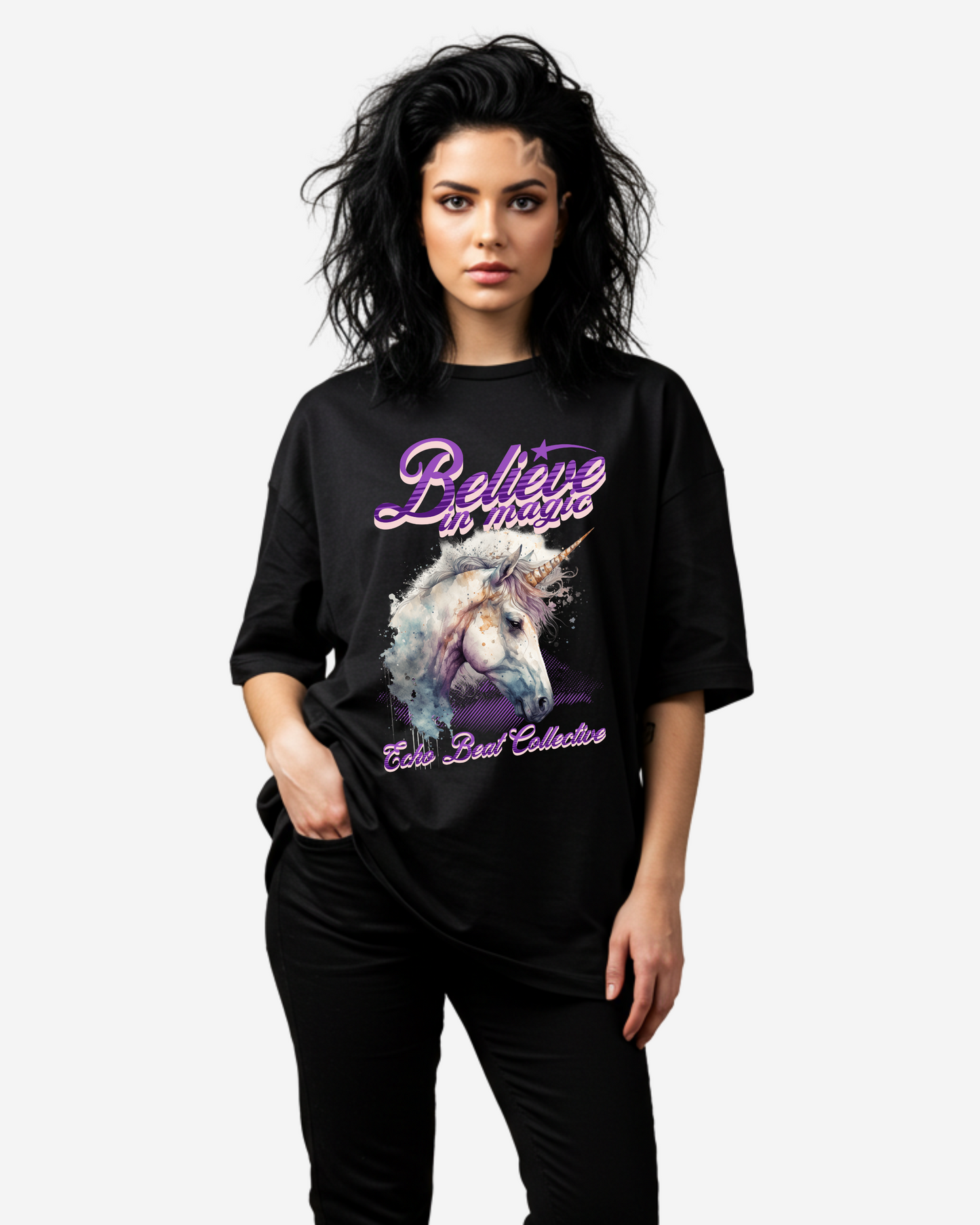 Believe in Magic Women's Oversized T-Shirt