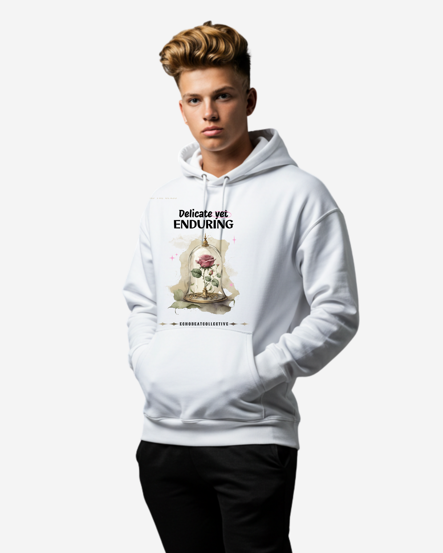 Delicate yet Enduring Men's Oversized Hoodie