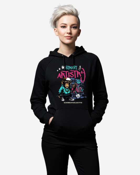 Chimpanzee Character Women's Oversized Hoodie