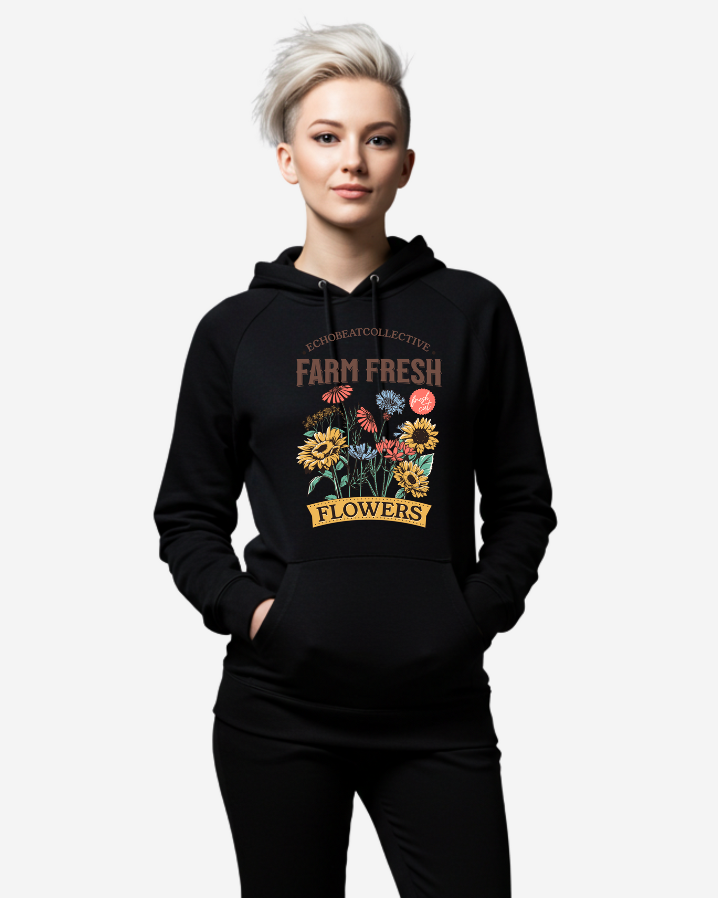 Vintage Farm Fresh Women's Oversized Hoodie