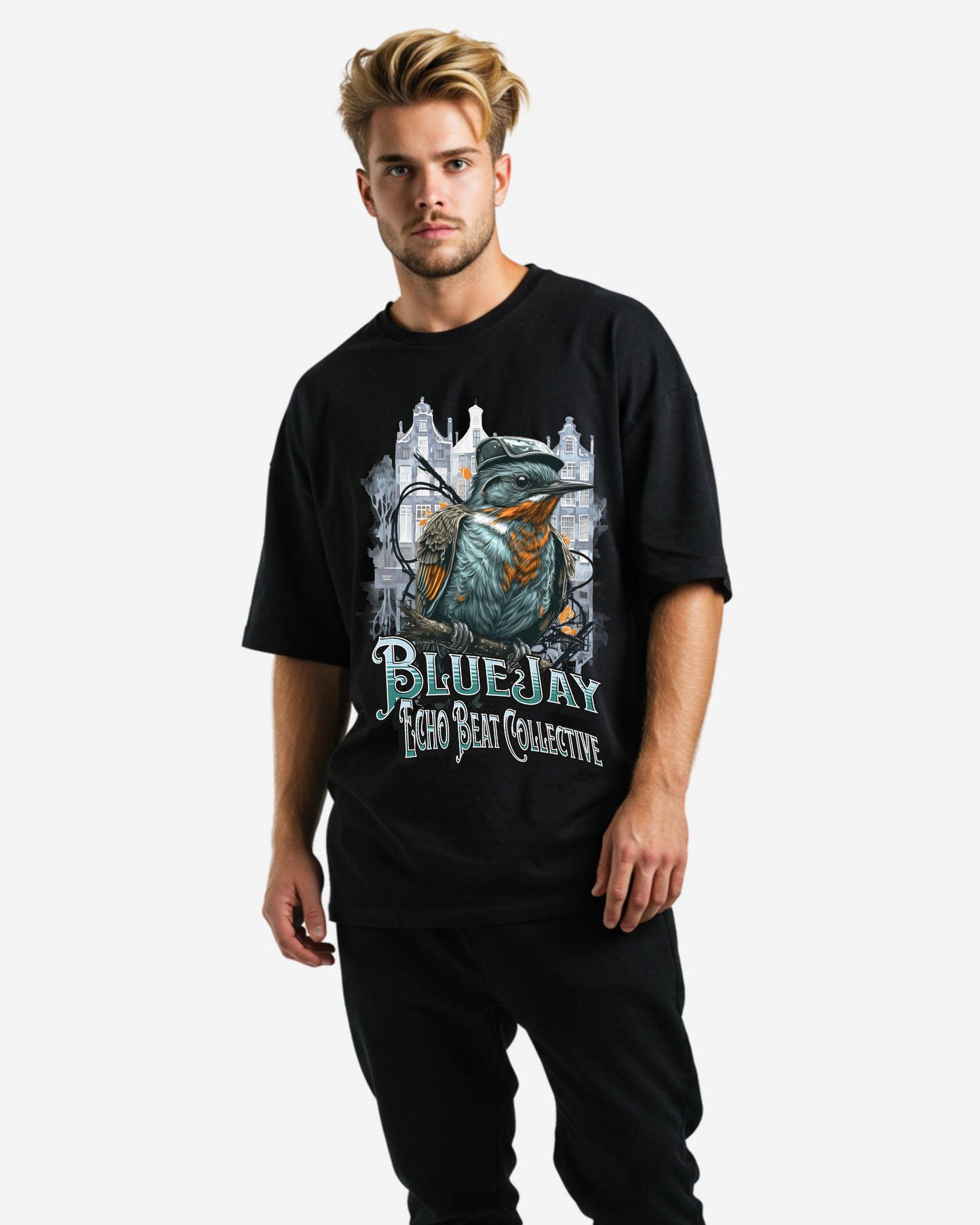 Classic Bird Men's Oversized T-Shirt