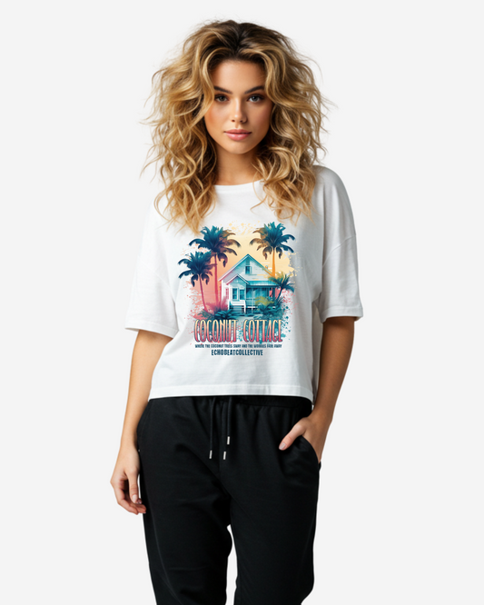 Coconut Cottage Women's Oversized T-Shirt