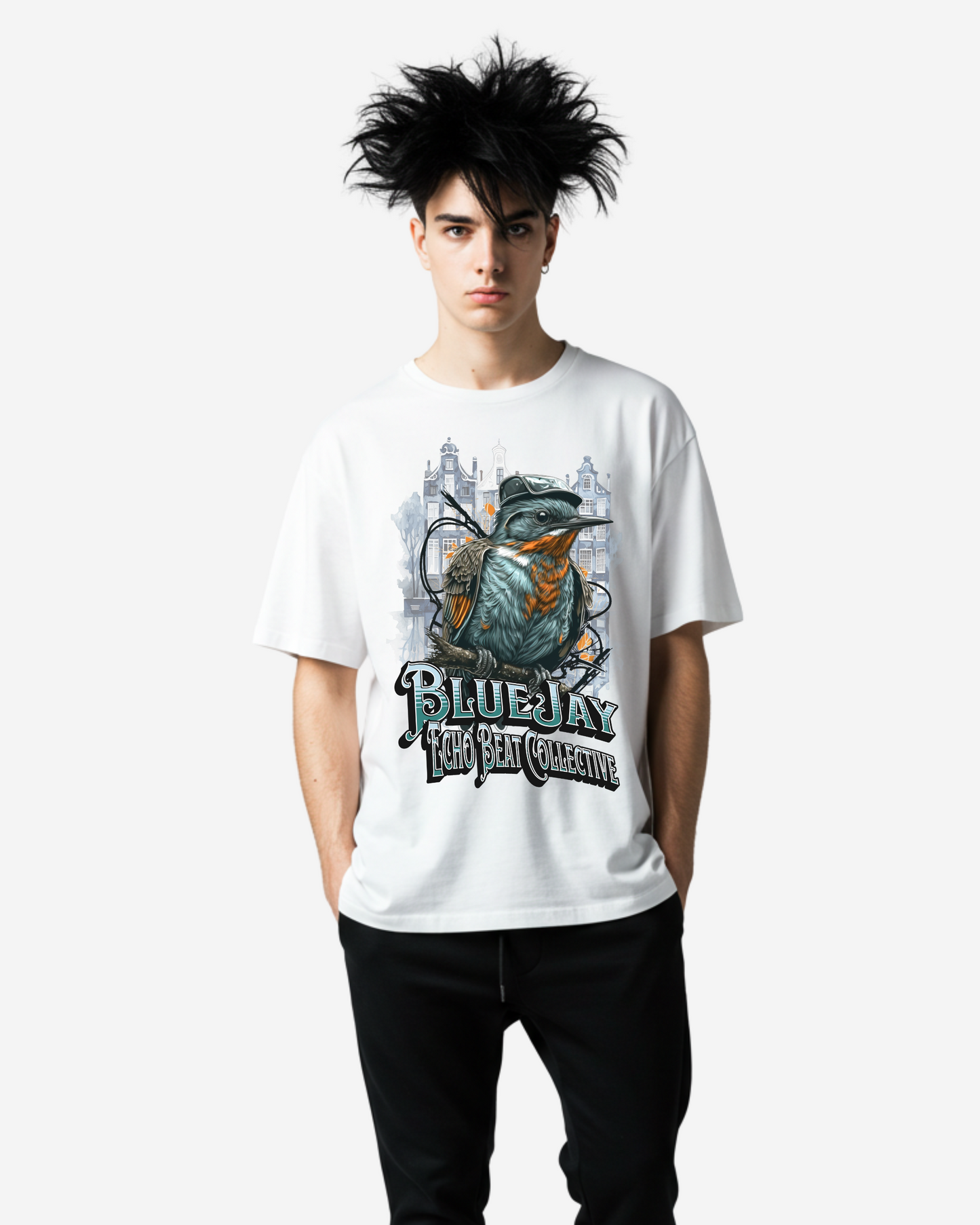 Classic Bird Men's Oversized T-Shirt